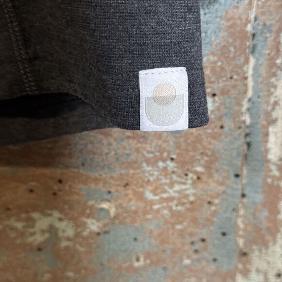 Lalabu Men's Large Dad Shirt Gray Short Sleeve Stretch Babywearing Carrier Top - Picture 2 of 8